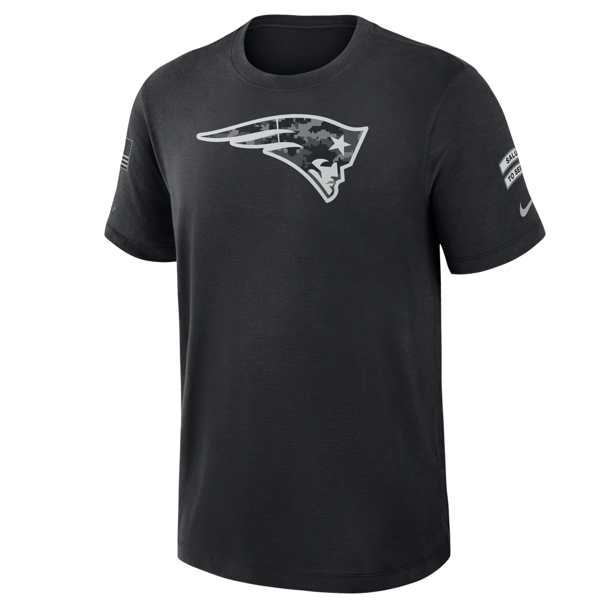 Patriots 2026 Nike Men's Salute to Service T-Shirt Pro Football Hall of Fame