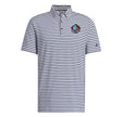 Hall of Fame Men's Navy Adidas Ultimate365 Stripe Polo