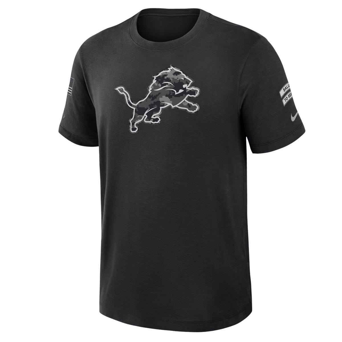 Lions 2026 Nike Men's Salute to Service T-Shirt Pro Football Hall of Fame