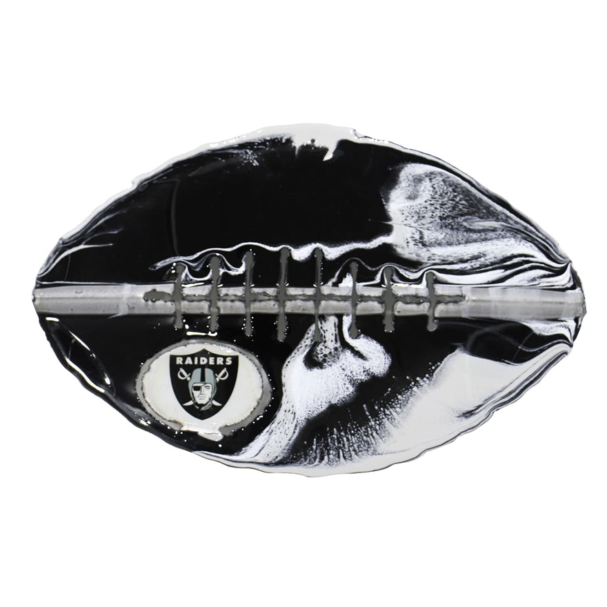 Raiders Team Pride Recycled Metal Wall Art Football