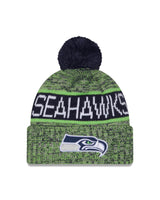 Seahawks 2026 New Era Men's Green Tri-Color Knit Pro Football Hall of Fame
