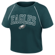 Eagles 2026 Fanatics Women's Cropped Short Sleeve Fashion Top