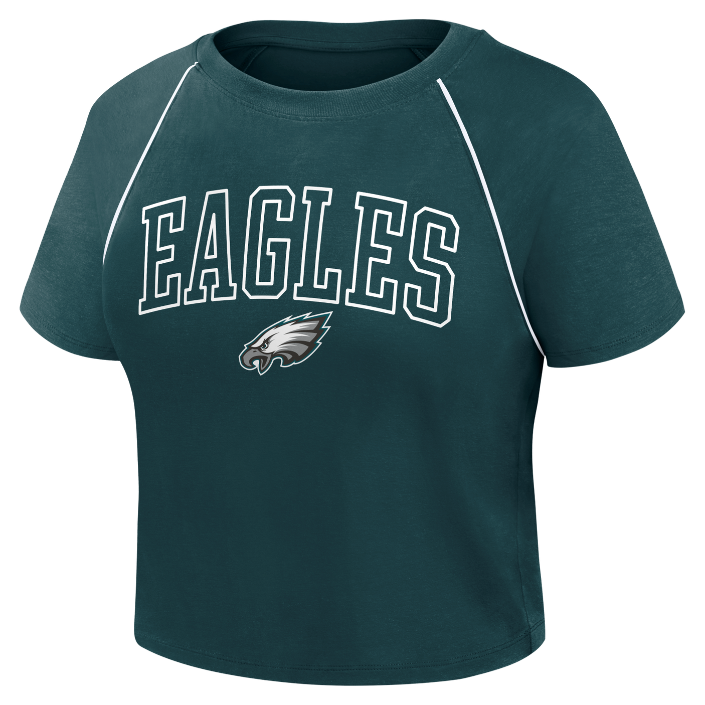 Eagles 2026 Fanatics Women's Cropped Short Sleeve Fashion Top
