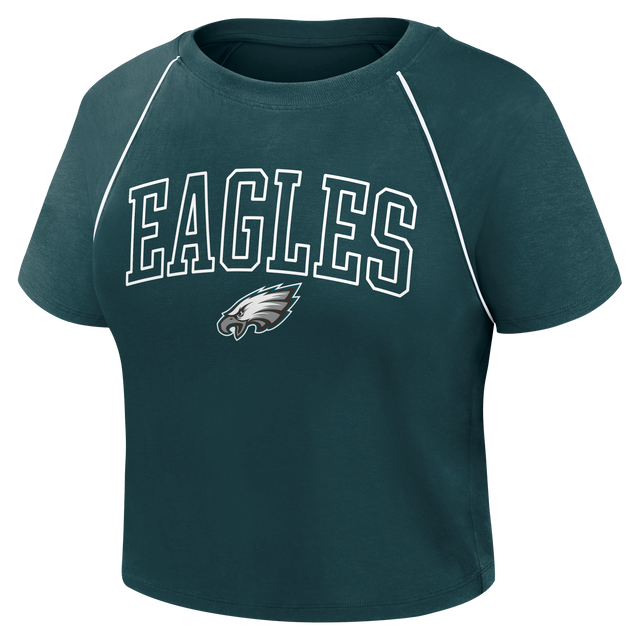 Eagles 2026 Fanatics Women's Cropped Short Sleeve Fashion Top