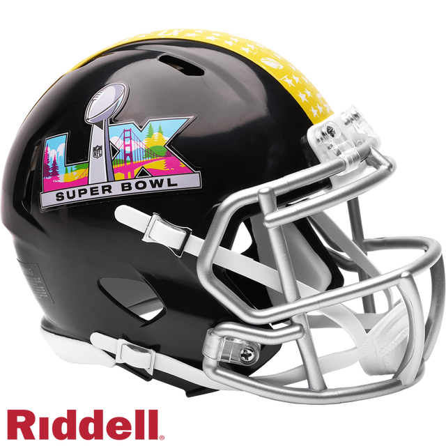 adult small football helmet Riddell Super Bowl LX Speed Mini Helmet