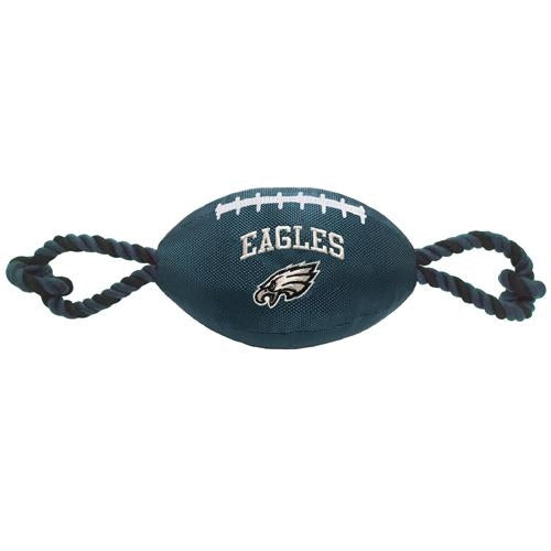 Eagles Pets First Nylon Football Rope Dog Toy