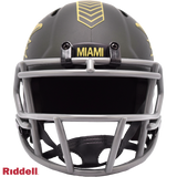 Dolphins 2025 Salute to Service Mini Helmet