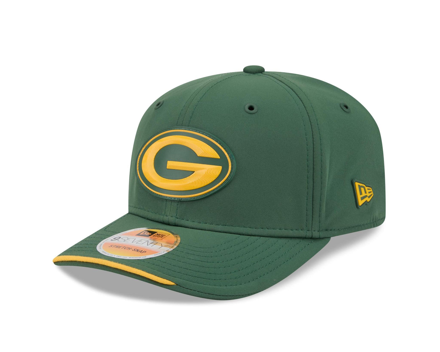 Packers 2026 New Era Men's 9SEVENTY Stretch Snap Sideline Hat