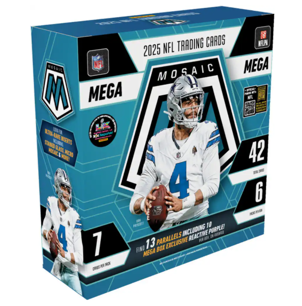 2025 Panini Mosaic Football Mega Box