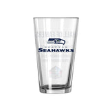 Seahawks Hall of Famer Pint Glass
