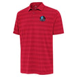 Hall of Fame Antigua Men's Dark Red Tunnel Polo