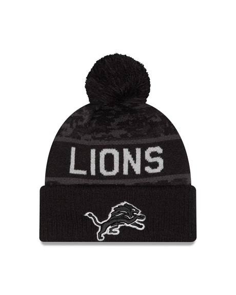 Lions 2026 New Era Men's Salute to Service Knit Pro Football Hall of Fame