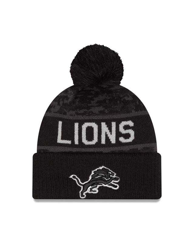 Lions 2026 New Era Men's Salute to Service Knit Pro Football Hall of Fame
