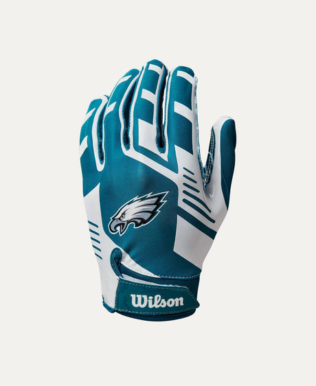 Eagles 2025 Wilson Adult NFL Stretch Fit Receivers Gloves