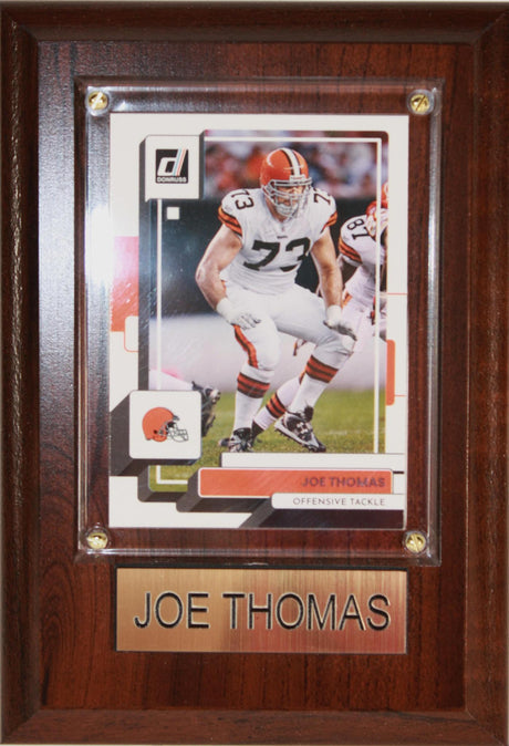 Joe Thomas 4x6 Plaque