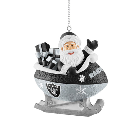 Raiders Football Sleigh Ornament