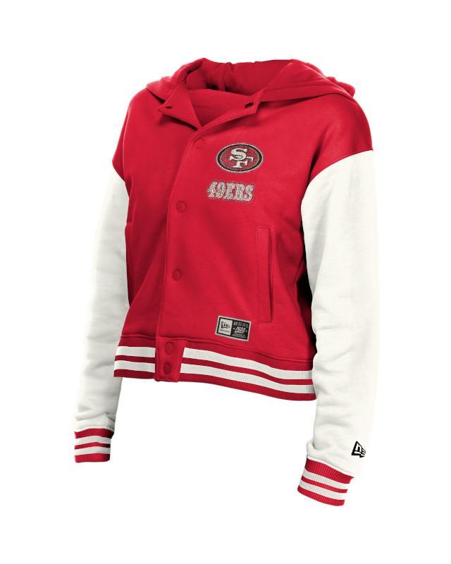 49ers 2026 New Era Women's Snap Front Jacket Pro Football Hall of Fame
