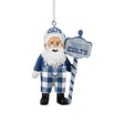 Colts Santa Overalls Ornament