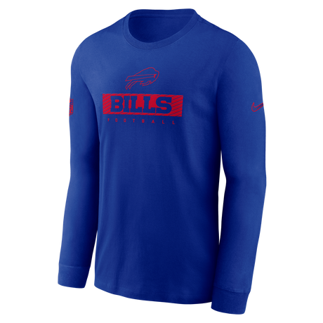 Bills Men's Nike Long Sleeve Team Issue T-Shirt