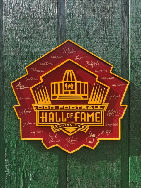 Washington Hall of Fame Logo Signature Wood Sign - DS Pro Football Hall of Fame