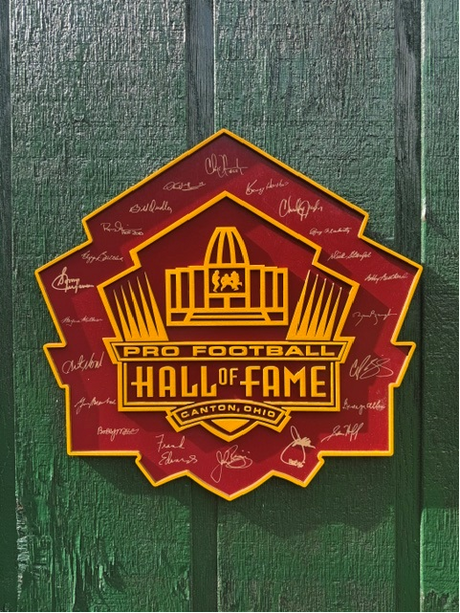 Washington Hall of Fame Logo Signature Wood Sign - DS Pro Football Hall of Fame