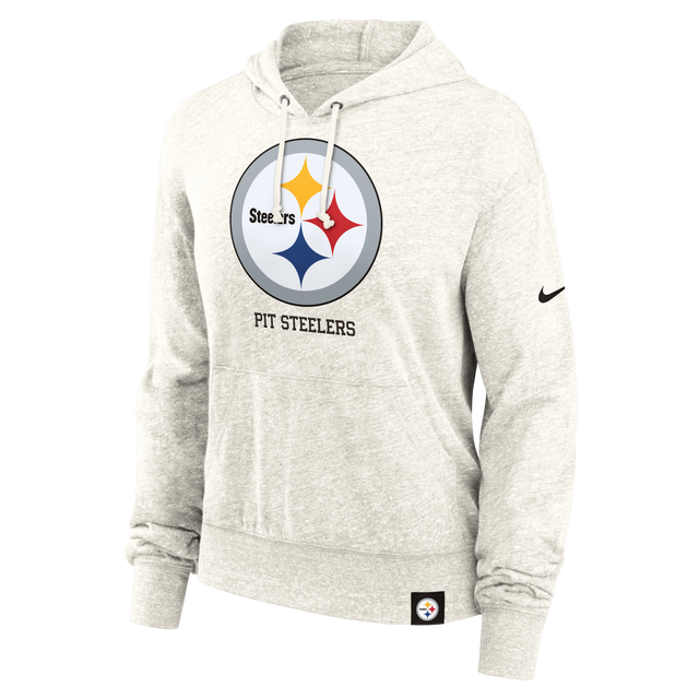 Steelers Women's Nike Gym Vintage Pullover Hood