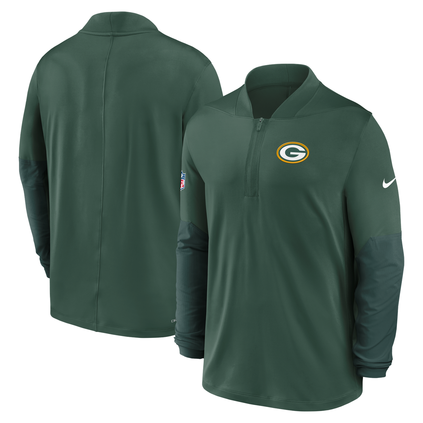 Packers 2025 Nike Men's Mid Weight Half Zip