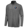 Hall of Fame Antigua Men's Black Hunk 1/4 Zip Pullover