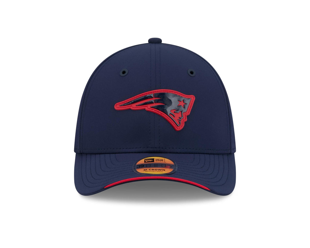 Patriots 2026 New Era Men's 39THIRTY Sideline Hat Pro Football Hall of Fame