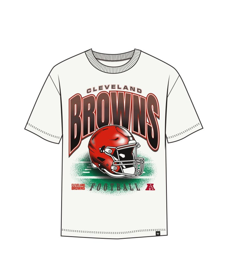 Browns 2026 '47 Brand Men's Team Flex Foundation T-Shirt