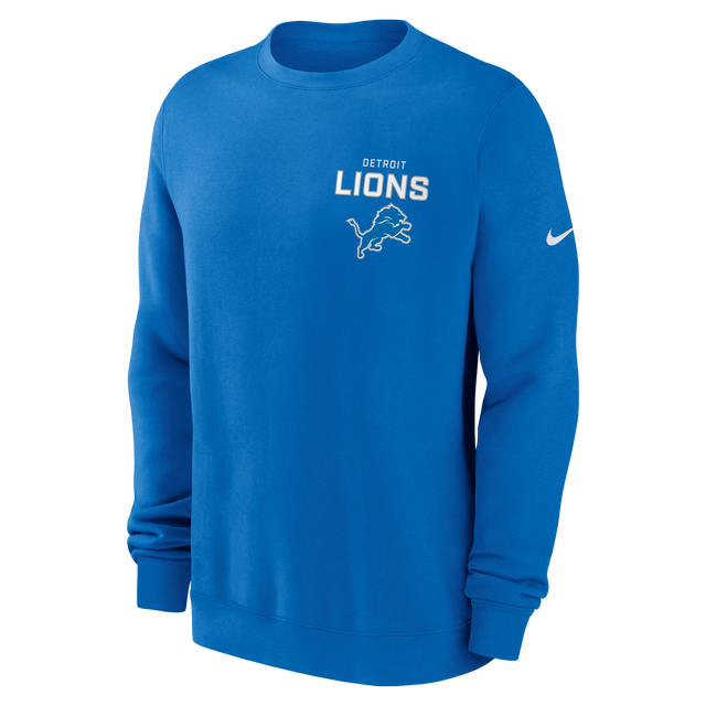 Lions 2025 Men's Nike Fleece Club Crewneck