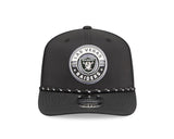 Raiders 2026 New Era Men's 9SEVENTY Stretch Snap Two-Tone Hat Pro Football Hall of Fame