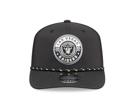 Raiders 2026 New Era Men's 9SEVENTY Stretch Snap Two-Tone Hat Pro Football Hall of Fame
