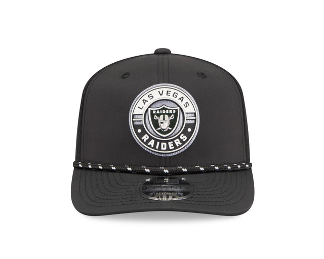 Raiders 2026 New Era Men's 9SEVENTY Stretch Snap Two-Tone Hat Pro Football Hall of Fame
