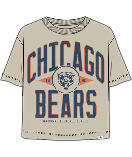 Bears 2025 '47 Brand Women's Windthrow Ravine Crop T-Shirt