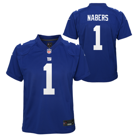 Giants Malik Nabers Youth Nike Game Jersey