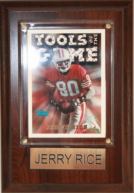 Jerry Rice 4x6 Plaque