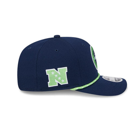 Seahawks Men's New Era 2024 9SEVENTY Stretch Snap Sideline Hat