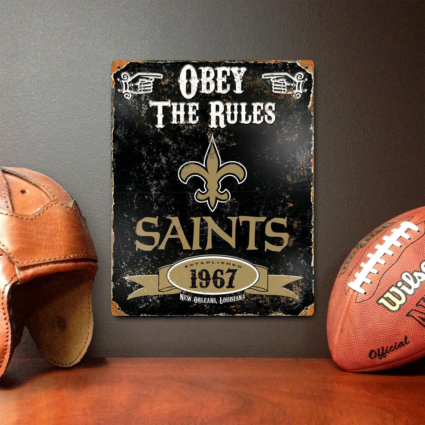 Saints Vintage Sign