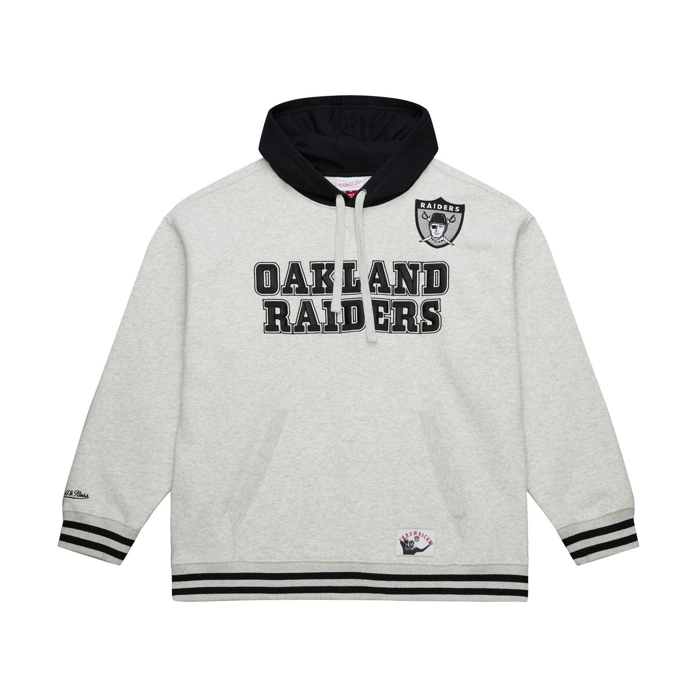 Raiders Mitchell & Ness Men's NFL Off Season Vintage Logo Fleece Sweatshirt