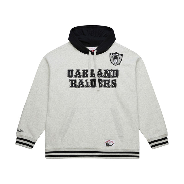 Raiders Mitchell & Ness Men's NFL Off Season Vintage Logo Fleece Sweatshirt