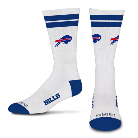 Bills 2026 White Stripe Sock