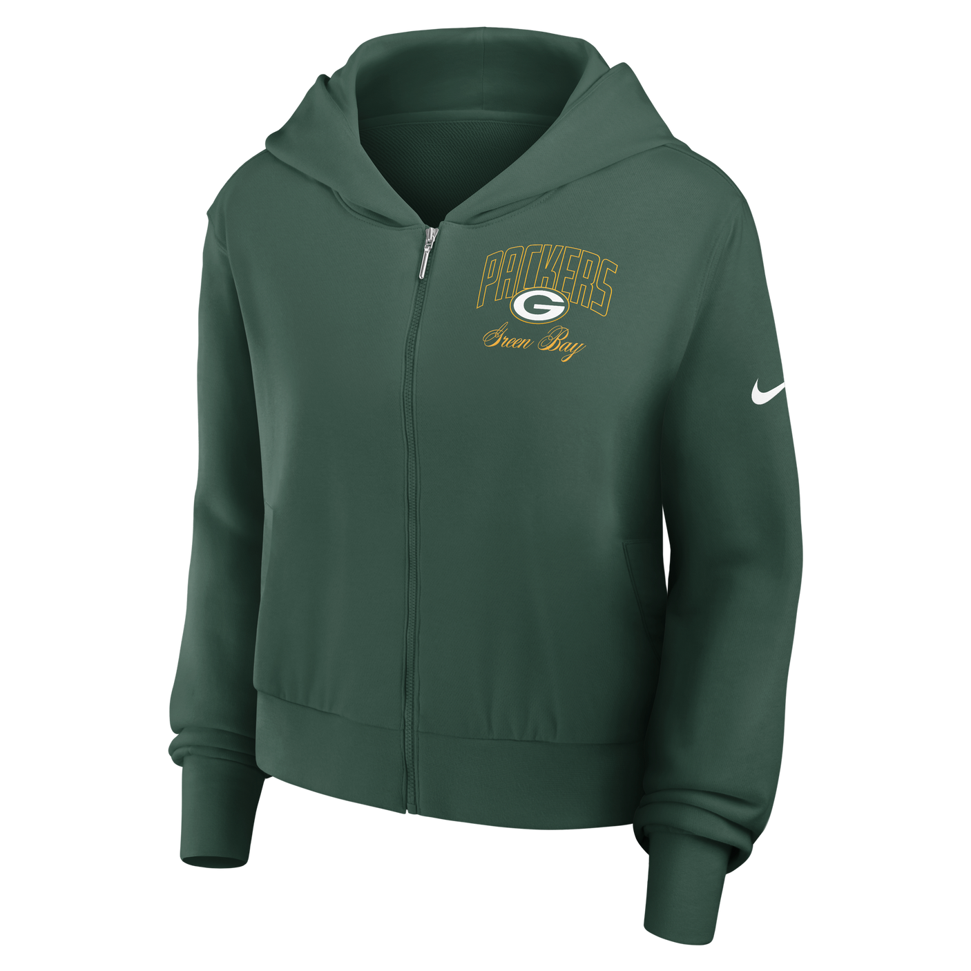Packers 2026 Nike Women's Step It Up Full Zip Hoodie