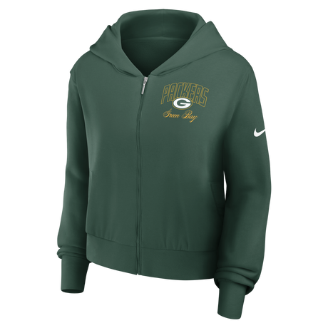Packers 2026 Nike Women's Step It Up Full Zip Hoodie