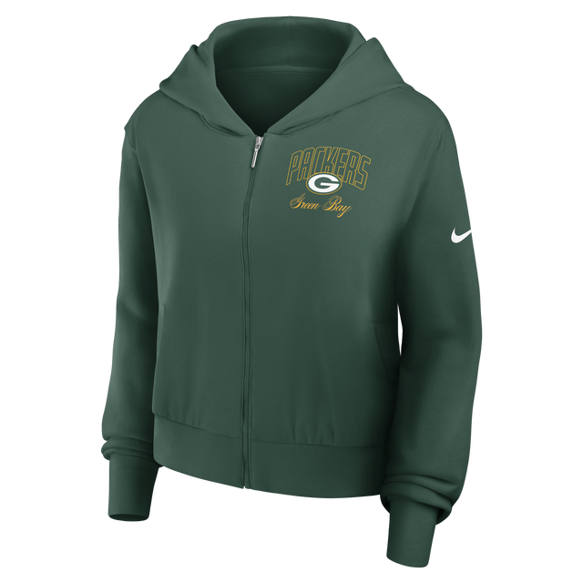 Packers 2026 Nike Women's Step It Up Full Zip Hoodie
