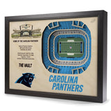 Panthers StadiumView Wall Art 3-D Replica Stadium