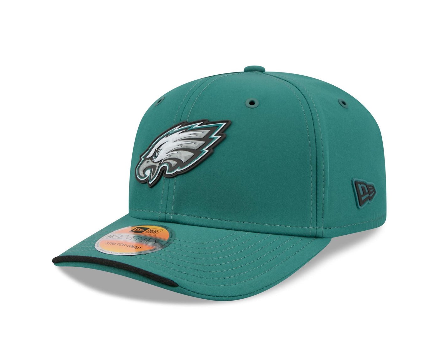 Eagles 2026 New Era Men's 9SEVENTY Stretch Snap Sideline Hat