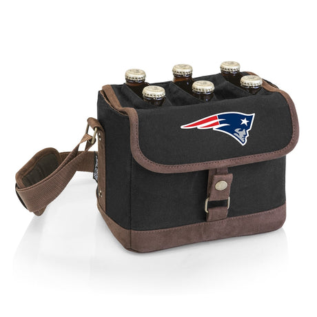 Patriots Beer Caddy Cooler Tote with Opener by Picnic Time