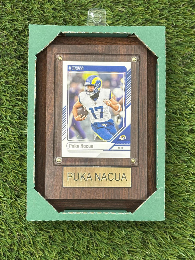Puka Nacua 4x6 Plaque