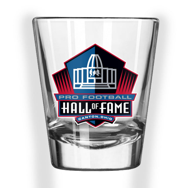 Hall of Fame 2oz Full Color Logo Shot Glass Pro Football Hall of Fame